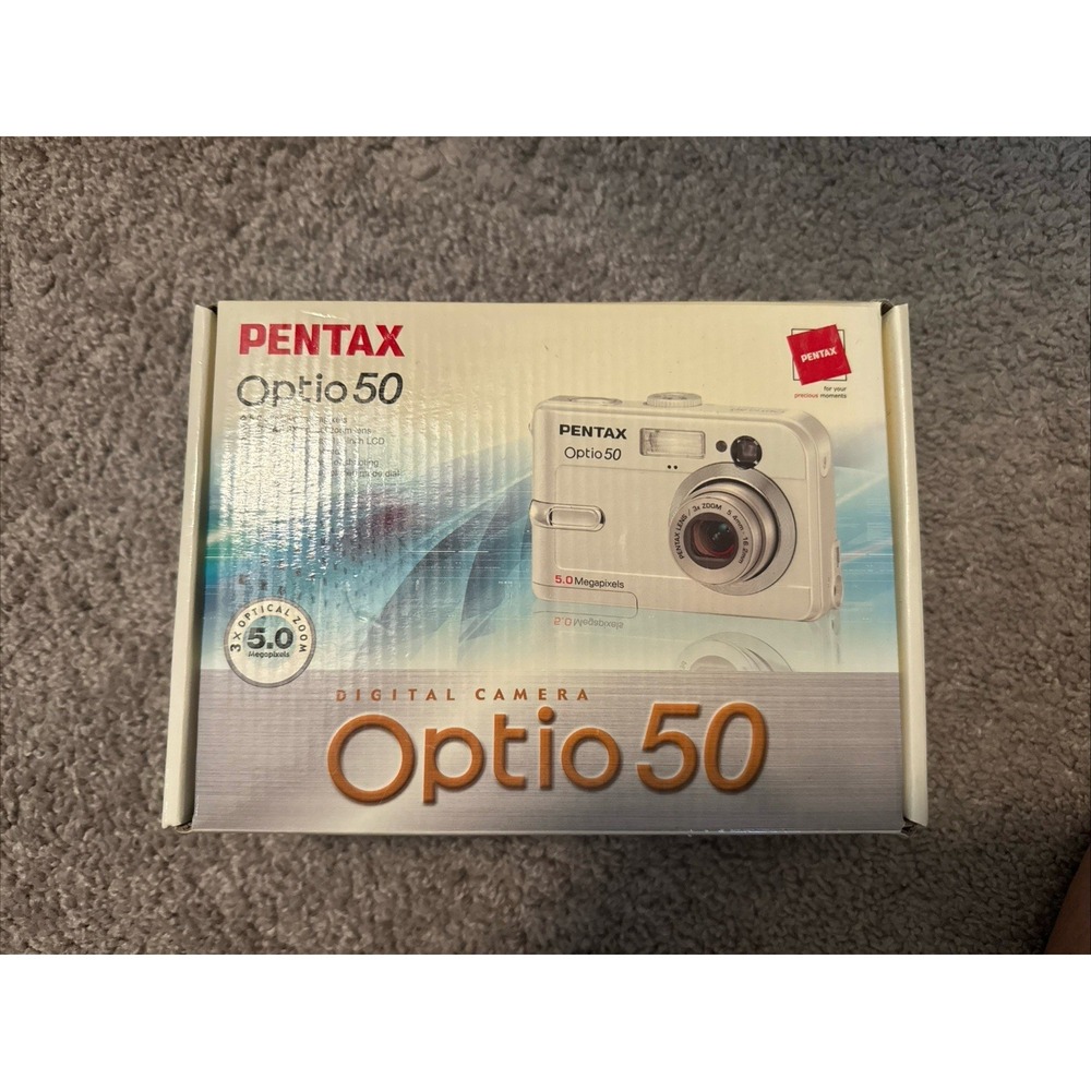 PENTAX Optio 50 5.0 MP Digital Camera Unused Original Box